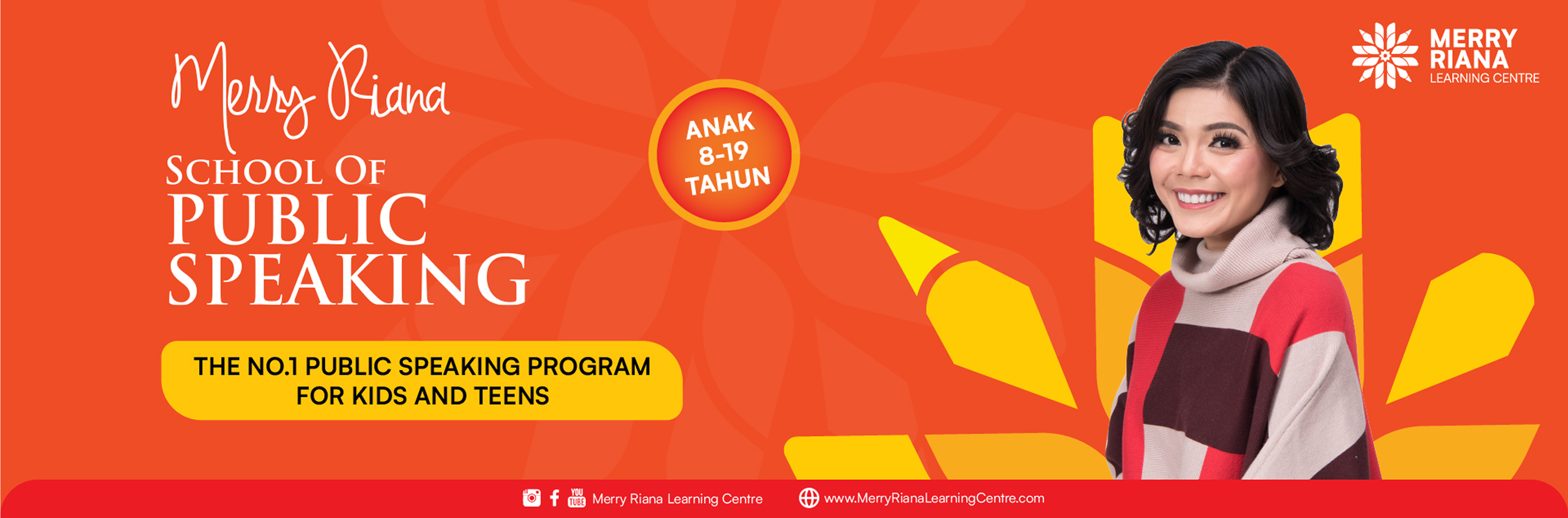 Logo Merry Riana School Of Public Speaking